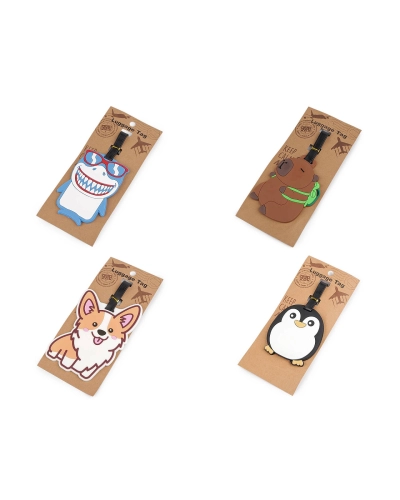 Menovka / visačka na kufor zvieratká - 1 ks | Mimib