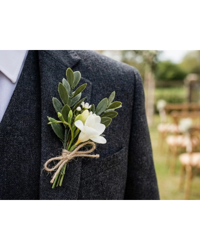 Umelá mini vetvička buxus na aranžovanie a tvorbu voničiek - 20 ks | Mimib