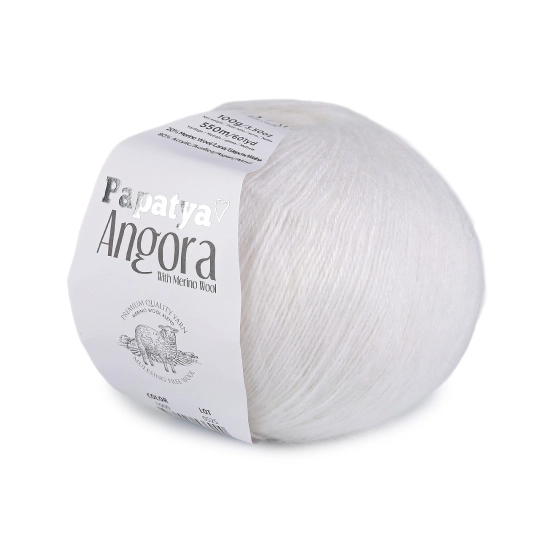 Pletacia priadza Papataya Angora 100 g - 1 ks | Mimib