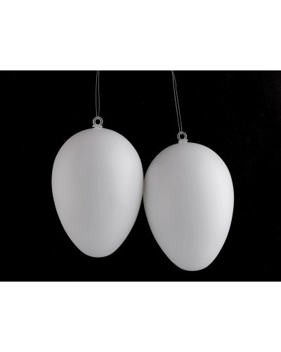 Plastové vajce 6,3x8,8 cm so závesom - 2 ks | Mimib