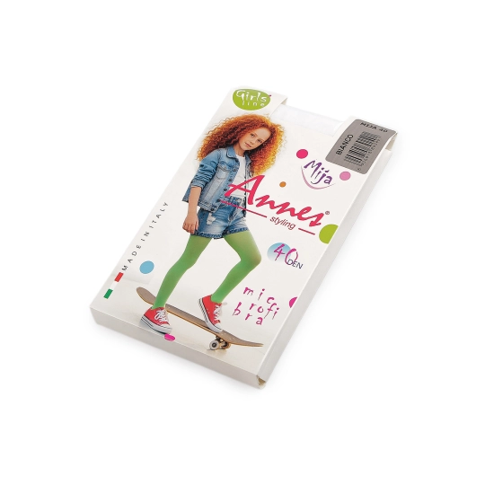 Dievčenské pančuchy jednofarebné 40 den - 1 ks | Mimib