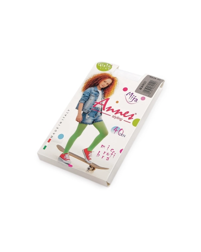 Dievčenské pančuchy jednofarebné 40 den - 1 ks | Mimib