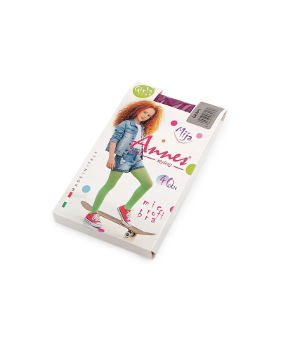 Dievčenské pančuchy jednofarebné 40 den - 1 ks | Mimib