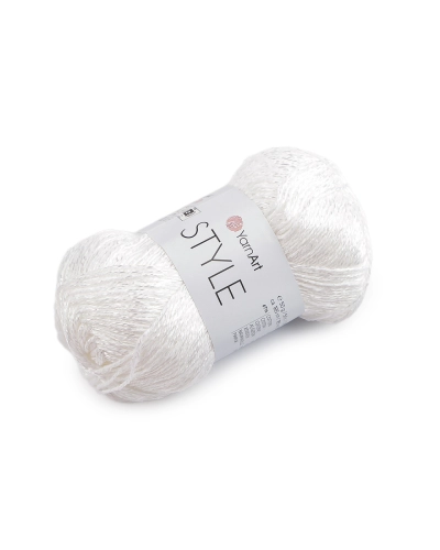 Bavlnená pletacia priadza Style s viskozovým vláknom 50 g - 1 ks | Mimib