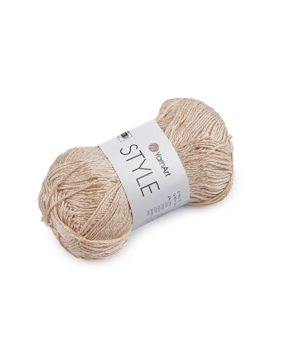 Bavlnená pletacia priadza Style s viskozovým vláknom 50 g - 1 ks | Mimib