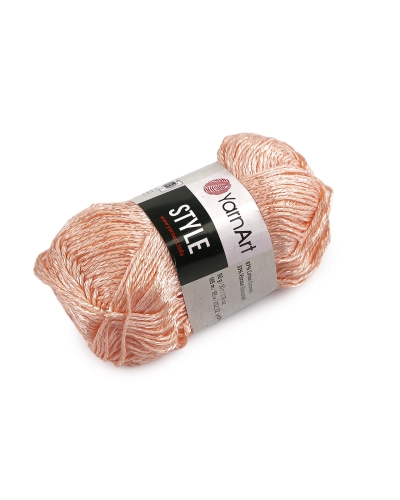 Bavlnená pletacia priadza Style s viskozovým vláknom 50 g - 1 ks | Mimib