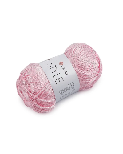 Bavlnená pletacia priadza Style s viskozovým vláknom 50 g - 1 ks | Mimib