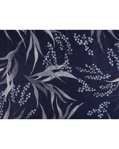 Bavlnená látka / plátno listy / rastliny šírka 220 cm - 1 m | Mimib