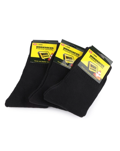 Pánske bavlnené ponožky pracovné - 3 pár | Mimib