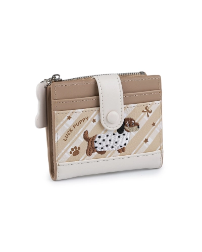 Peňaženka s výšivkou jazvečíka 9x11 cm - 1 ks | Mimib