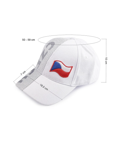 Bavlnená šiltovka CZECH unisex - 1 ks | Mimib