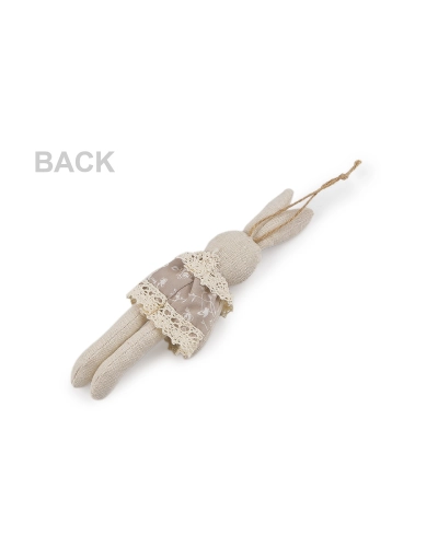 Textilný veľkonočný zajačik na zavesenie - 1 ks | Mimib