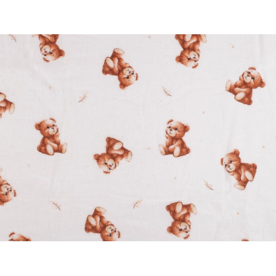 Bavlnený flanel medvedík - 1 m | Mimib