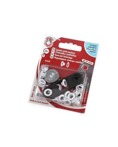 Priechodky s podložkou vnútorný Ø5,5 mm / vonkajší Ø10 mm - 1 krab. | Mimib