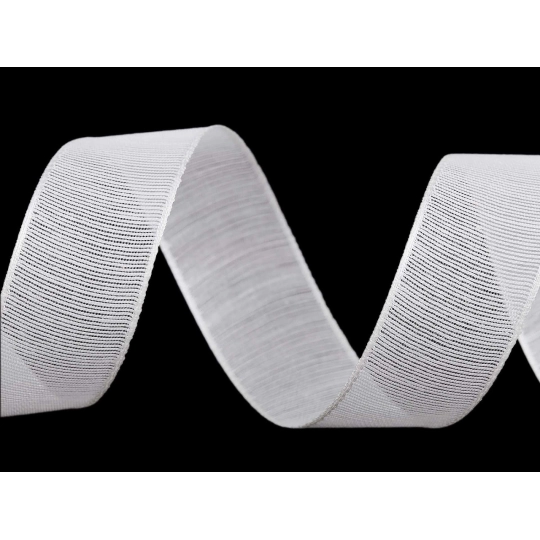 Plátnová stuha s vlascom šírka 25 mm - 25 m | Mimib