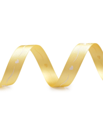 Saténová stuha šírka 15 mm mašličky a srdiečka - 20 m | Mimib