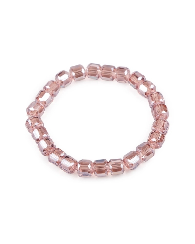 Náramok pružný z brúsených korálikov s AB efektom - 1 ks | Mimib