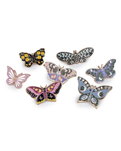 Brošňa / odznak motýľ - 1 ks | Mimib