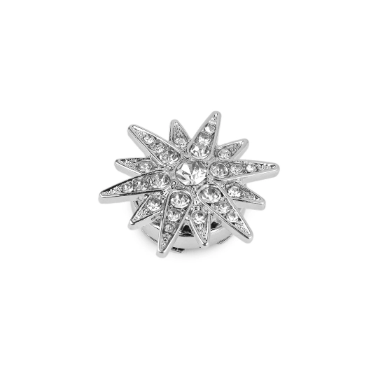 Ozdoba na gombík s brúsenými kamienkami - 1 ks | Mimib