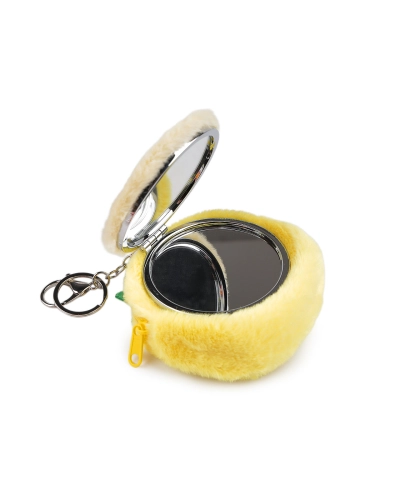 Plyšové kozmetické zrkadlo / kľúčenka - 1 ks | Mimib