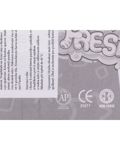 Farby / pastelky na tvár, súprava 12 ks - 1 ks | Mimib