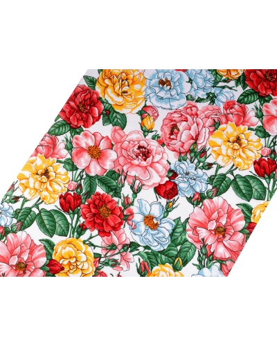 Bavlnené vaflové piké kvety - 1 m | Mimib