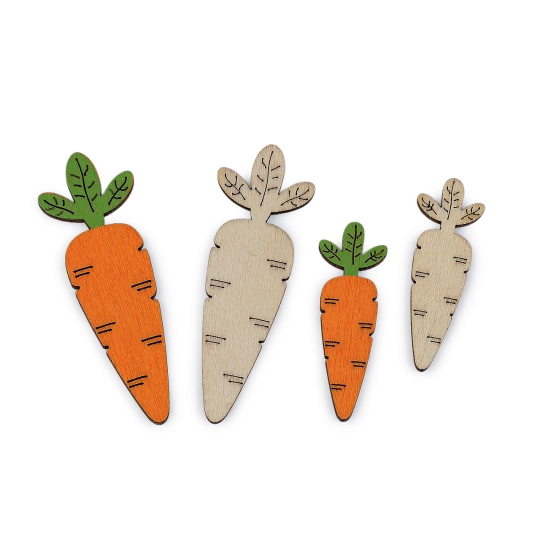 Drevená mrkva na aranžovanie - 1 sáčok | Mimib