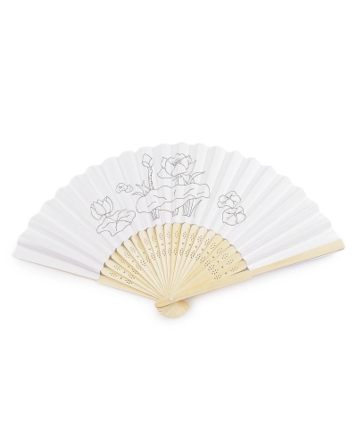 Detský vejár na domaľovanie / vymaľovanie - 1 ks | Mimib