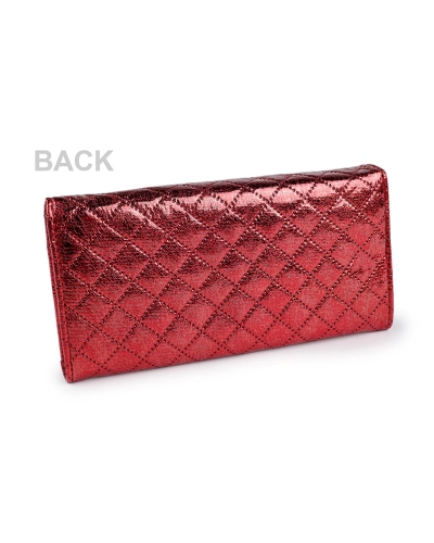 Dámska / dievčenská peňaženka metalická 9,5x19 cm - 1 ks | Mimib