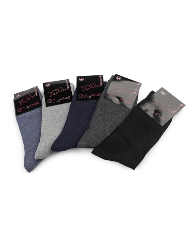 Pánske bavlnené ponožky XXL - 5 ks | Mimib