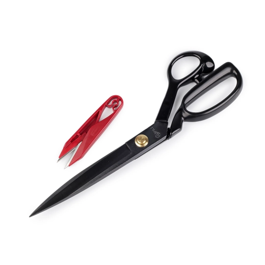 Krajčírske nožnice PIN dĺžka 31 cm a cvakačky v krabičke - 1 sada | Mimib