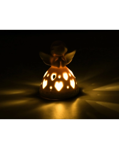 Porcelánový anjel svietiaci - 1 ks | Mimib