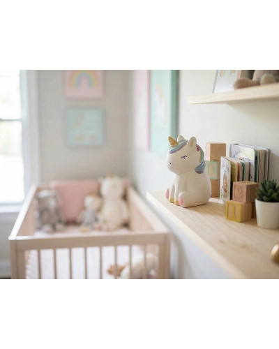 Pokladnička jednorožec na domaľovanie - 1 ks | Mimib