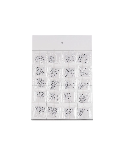 Plastové oči na nalepenie s pohyblivou šošovkou Ø6, 8, 10, 12 mm - 20 sáčok | Mimib