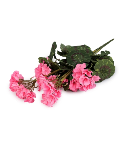 Umelá kytica muškát - 1 ks | Mimib