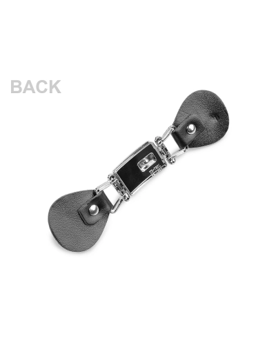 Zapínanie z eko kože na kabelky, odevy 3x12 cm - 1 pár | Mimib