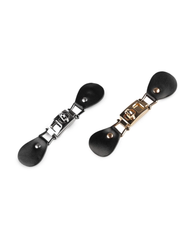 Zapínanie z eko kože na kabelky, odevy 3x12 cm - 1 pár | Mimib