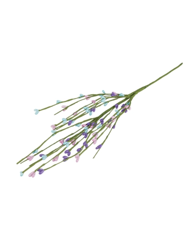 Umelá vetvička s púčikmi na drôtiku tvarovateľná - 1 ks | Mimib