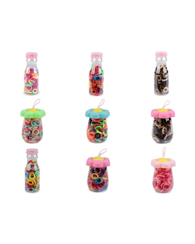 Mini gumičky do vlasov v dizajnovom balení - 1 krab. | Mimib