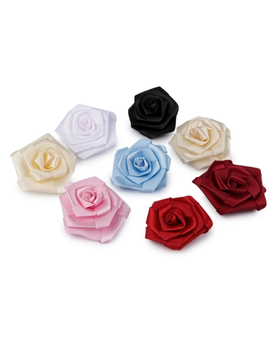 Saténová ruža Ø70 mm - 5 ks | Mimib