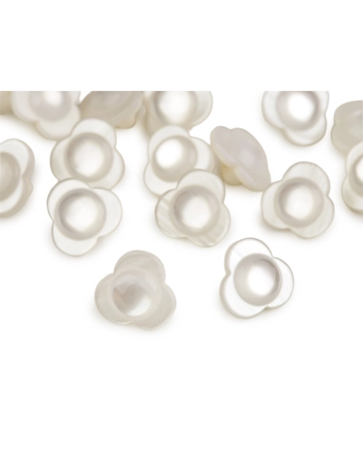 Gombík kvet perleťový veľkosť 22" - 20 ks | Mimib