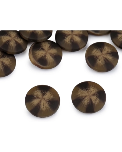 Gombík kabátový, sakový - zamatový efekt veľkosť 34 ", 40", 48" - 25 ks | Mimib