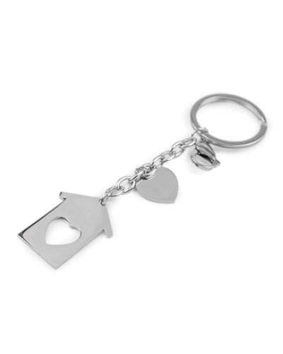 Přívěsek na klíče / kabelku z nerezové oceli - 1 ks | Mimib