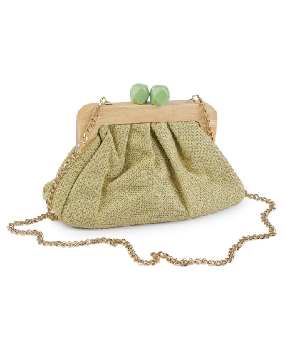 Kabelka - psaníčko s dřevěným rámečkem - 1 ks