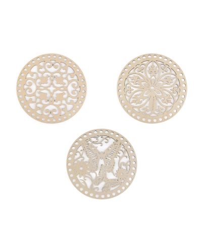 Veko na pletenie / háčkovanie košíkov Ø18 cm - 1 ks | Mimib