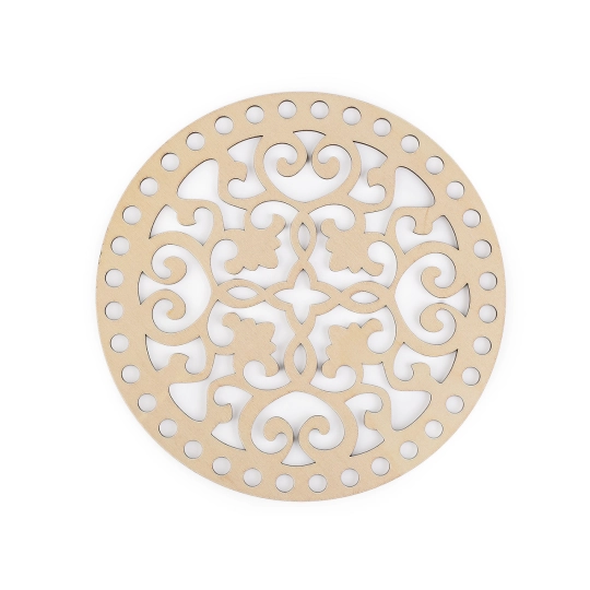 Veko na pletenie / háčkovanie košíkov Ø18 cm - 1 ks | Mimib