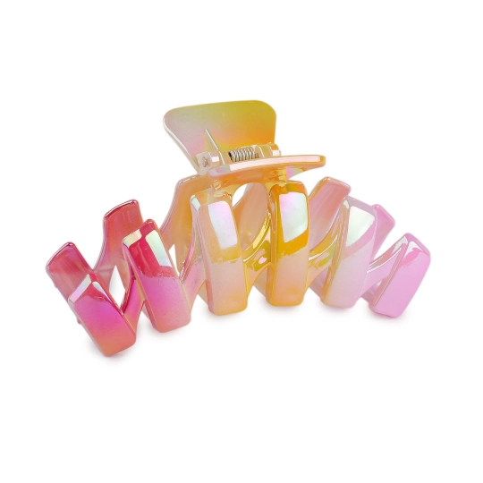 Štipec do vlasov dúhový s perleťovým leskom - 1 ks | Mimib