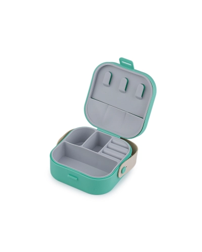 Malá šperkovnica plastová, cestovná 4x9x9 cm - 1 ks | Mimib