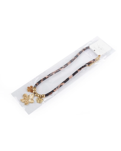 Náhrdelník s kvetmi z nerezovej ocele - 1 ks | Mimib