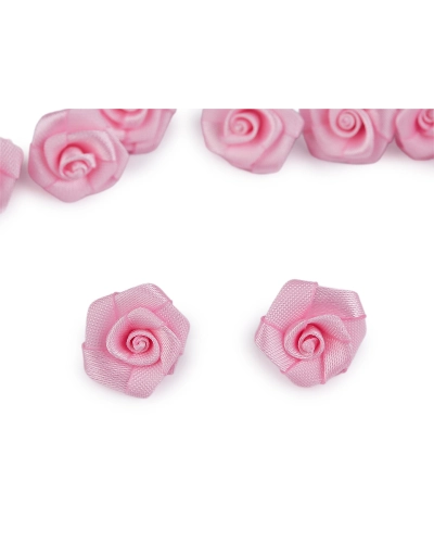 Saténová ruža Ø15 mm - 10 ks | Mimib